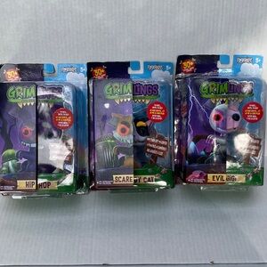 Action Figure Set - Hip Hop, Scare Cat, Evil Big - Multicolor